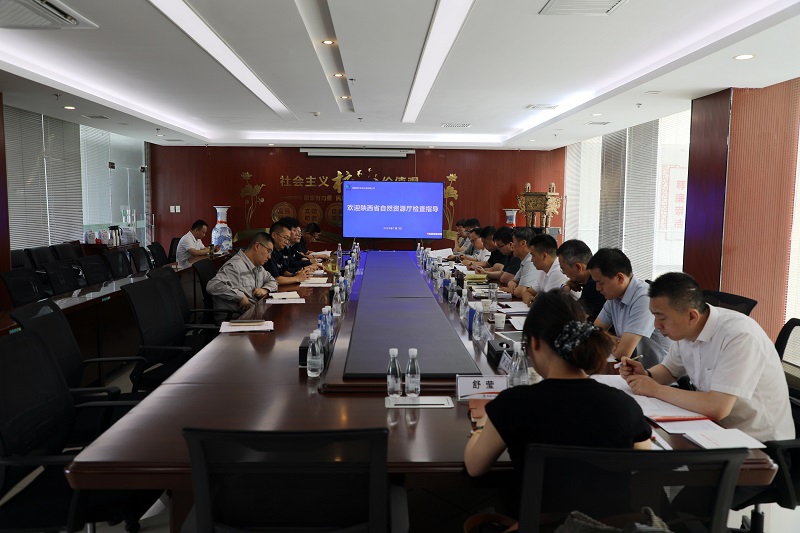 陜西省自然資源廳到富平公司開展礦產資源規劃實施情況調研評估