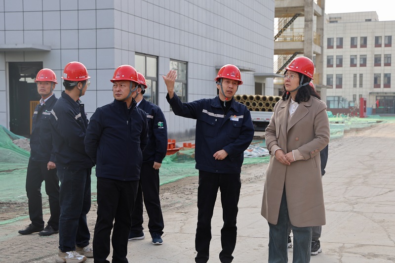 周燕芳一行到神木恒穩公司調研指導工作