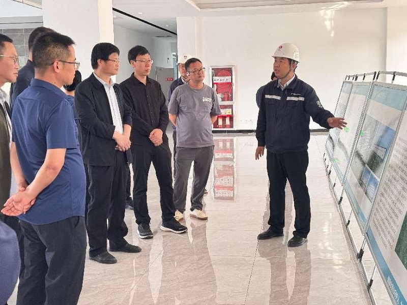 渭南市政協副主席李文革一行到龍門綠碳公司調研指導